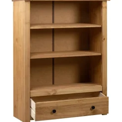 Boekenkasten & Wandplanken*vidaXL Boekenkast Panama Range 80x35x110 cm massief grenenhout Bruin