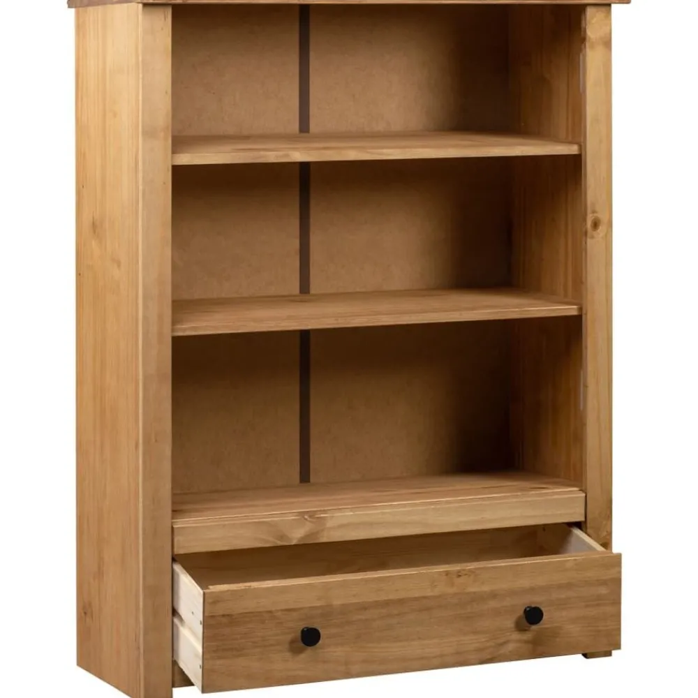 Boekenkasten & Wandplanken*vidaXL Boekenkast Panama Range 80x35x110 cm massief grenenhout Bruin