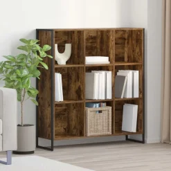 Boekenkast Rook Eik 99,5 x 30 x 108,5 cm Bewerkt hout>vidaXL Online