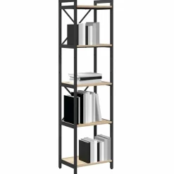 Boekenkasten & Wandplanken*vidaXL Boekenkast 40 x 30 x 155 cm Bewerkt hout Sonoma eiken