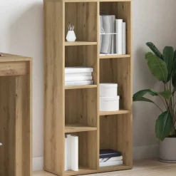 Boekenkasten & Wandplanken*vidaXL Boekenkast 50x25x104 cm artisanaal eikenkleur artisanaal eikenkleurig