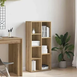Boekenkasten & Wandplanken*vidaXL Boekenkast 50x25x104 cm artisanaal eikenkleur artisanaal eikenkleurig