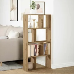 Boekenkast 60x20x120,5 cm bewerkt hout><noscript><img width=