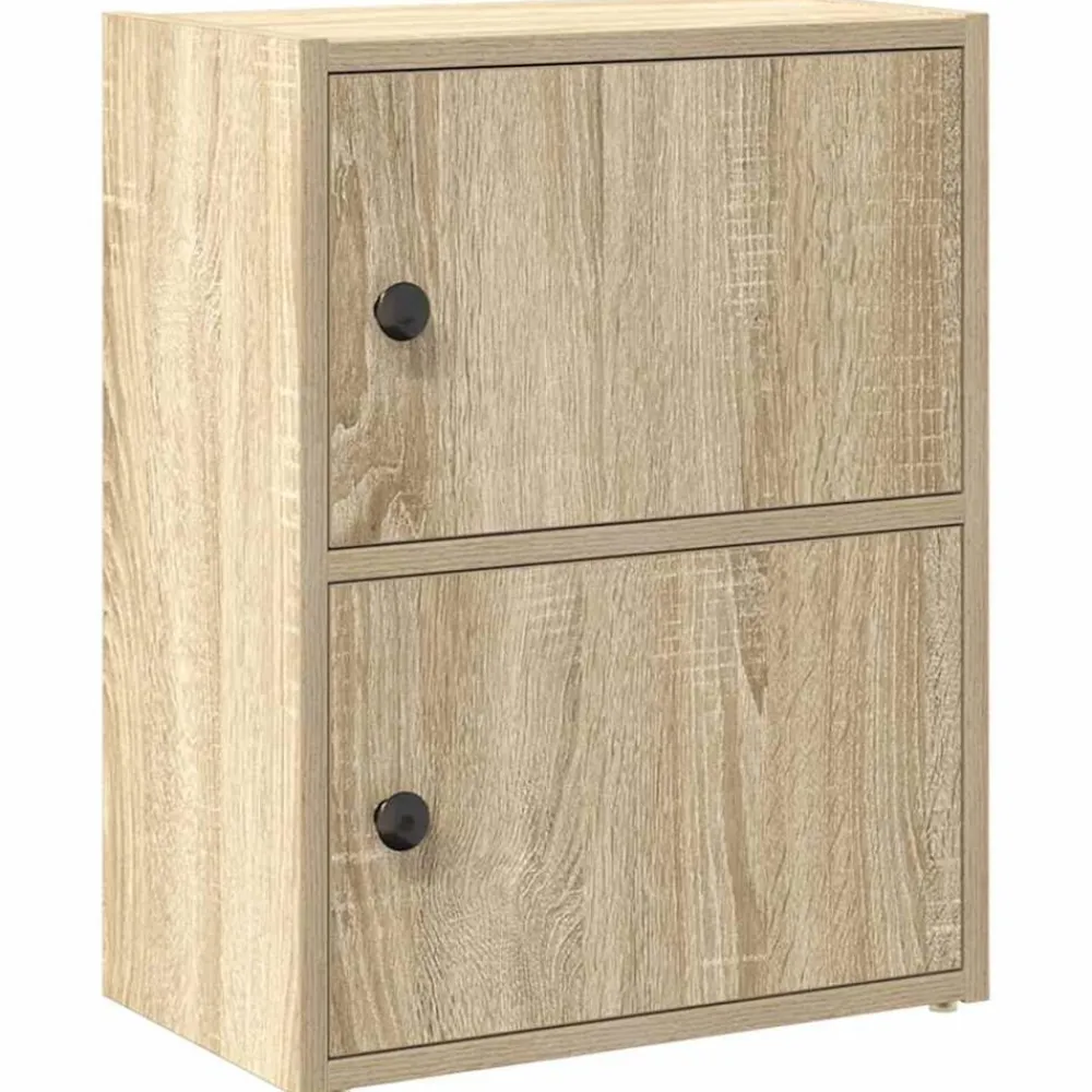 Boekenkasten & Wandplanken*vidaXL Boekenkast 40x24x52 cm bewerkt hout kleurig Sonoma eiken