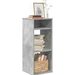 Boekenkasten & Wandplanken*vidaXL Boekenkast 34x31x80 cm bewerkt hout Betongrijs