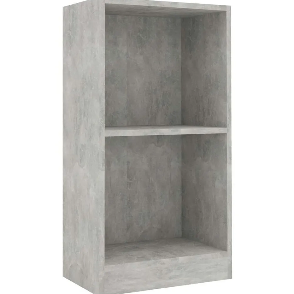 Boekenkasten & Wandplanken*vidaXL Boekenkast 40x24x75 cm bewerkt hout Betongrijs