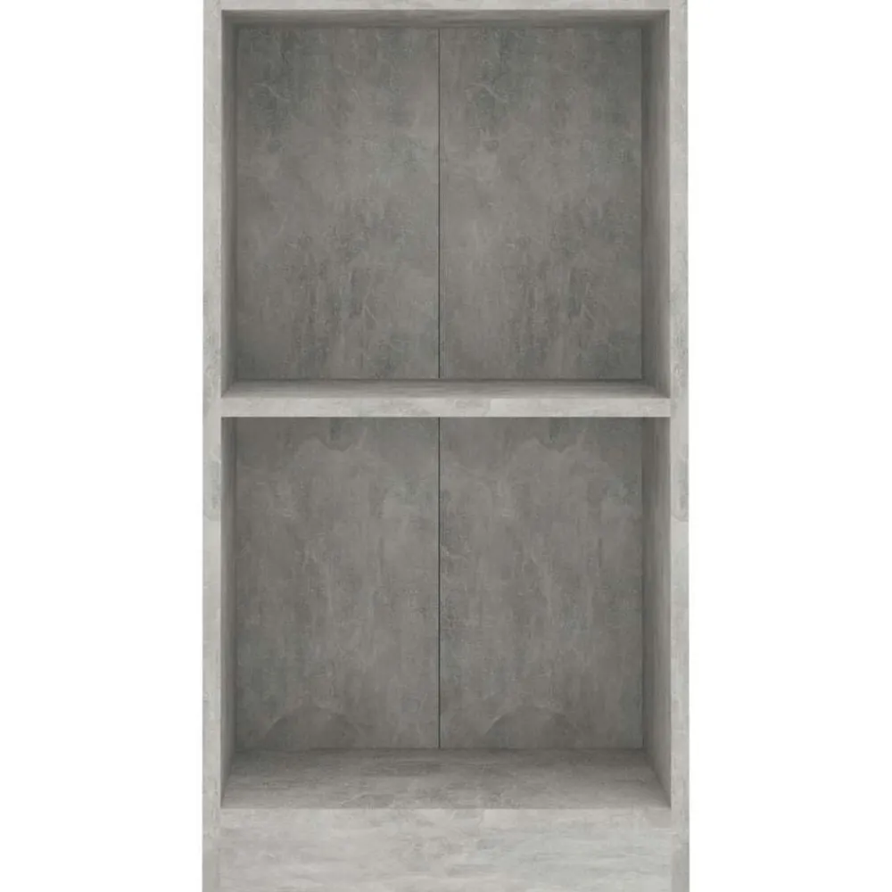 Boekenkasten & Wandplanken*vidaXL Boekenkast 40x24x75 cm bewerkt hout Betongrijs