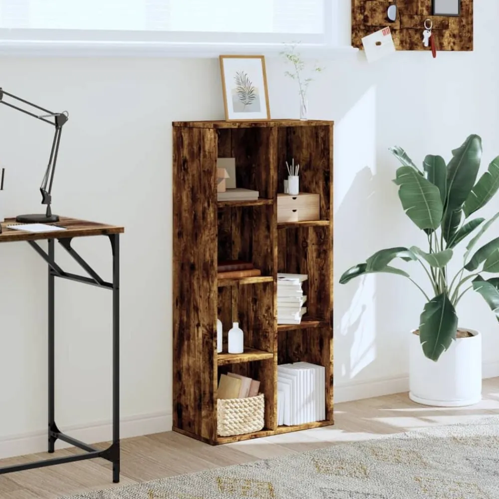 Boekenkast 50x25x105 cm bewerkt hout kleurig>vidaXL New
