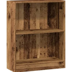 Boekenkast 60x24x76 cm bewerkt hout kleurig>vidaXL Online