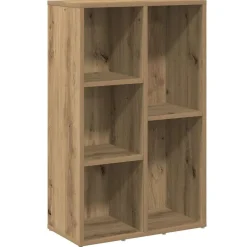 Boekenkast 50x25x80 cm bewerkt hout artisanaal eikenkleur>vidaXL Clearance