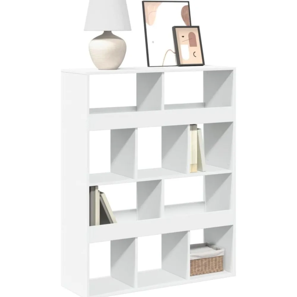 Boekenkasten & Wandplanken*vidaXL Boekenkast 100x33x125,5 cm bewerkt hout Wit
