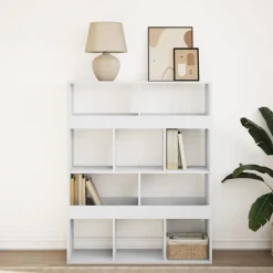 Boekenkasten & Wandplanken*vidaXL Boekenkast 100x33x125,5 cm bewerkt hout Wit