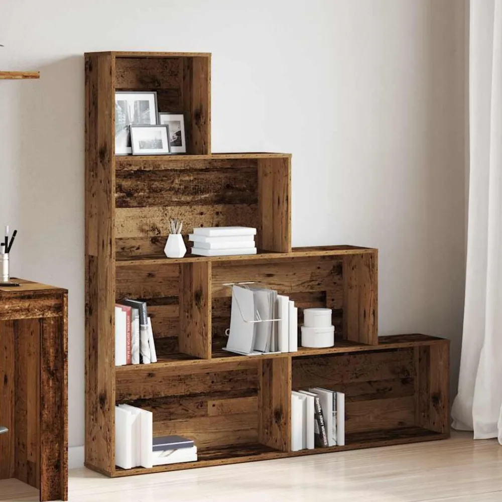 Boekenkasten & Wandplanken*vidaXL Boekenkast 157x24x160 cm bewerkt hout kleurig Oud hout