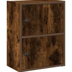 Boekenkast 40x24x52 cm bewerkt hout kleurig>vidaXL Clearance