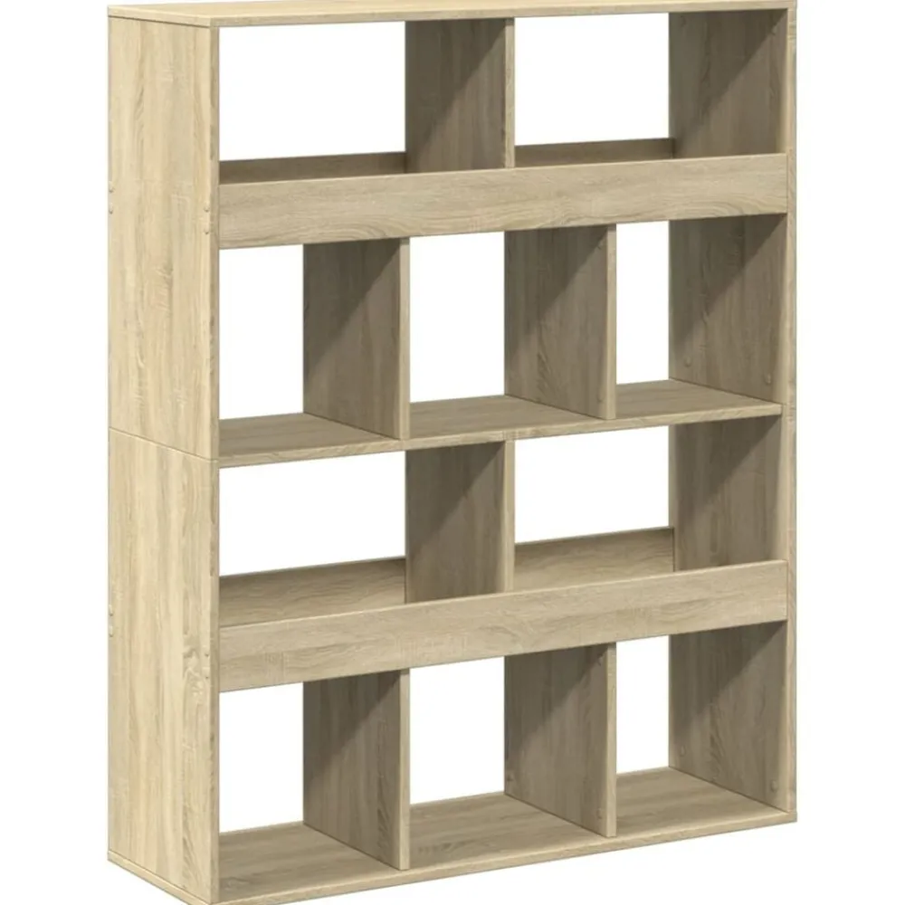 Boekenkast 100x33x125,5 cm bewerkt hout kleurig>vidaXL New