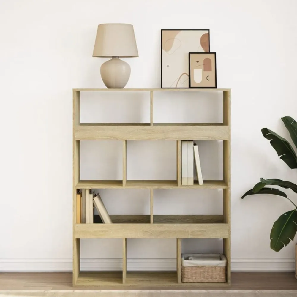 Boekenkast 100x33x125,5 cm bewerkt hout kleurig>vidaXL New
