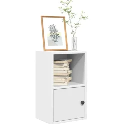 Boekenkasten & Wandplanken*vidaXL Boekenkast 31x24x52 cm bewerkt hout Wit