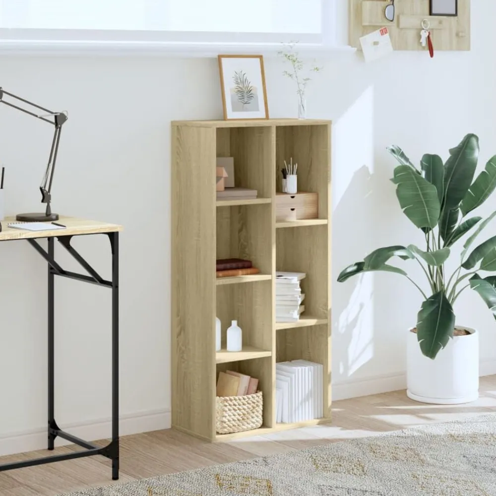 Boekenkast 50x25x105 cm bewerkt hout kleurig>vidaXL Online