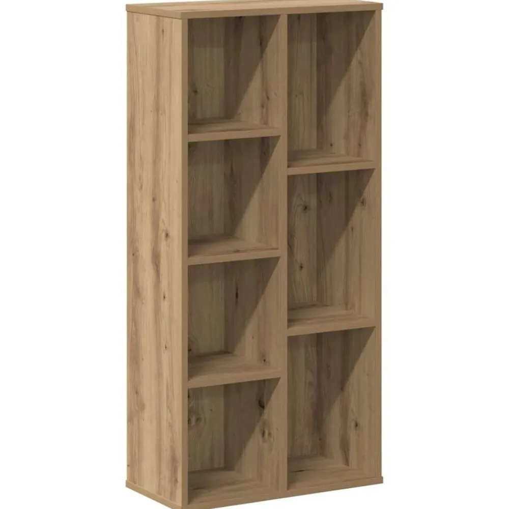 Boekenkasten & Wandplanken*vidaXL Boekenkast 50x25x105 cm bewerkt hout artisanaal kleurig Eiken