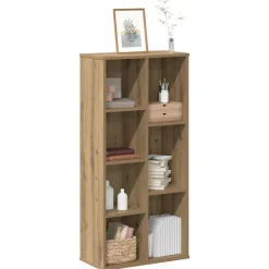 Boekenkasten & Wandplanken*vidaXL Boekenkast 50x25x105 cm bewerkt hout artisanaal kleurig Eiken