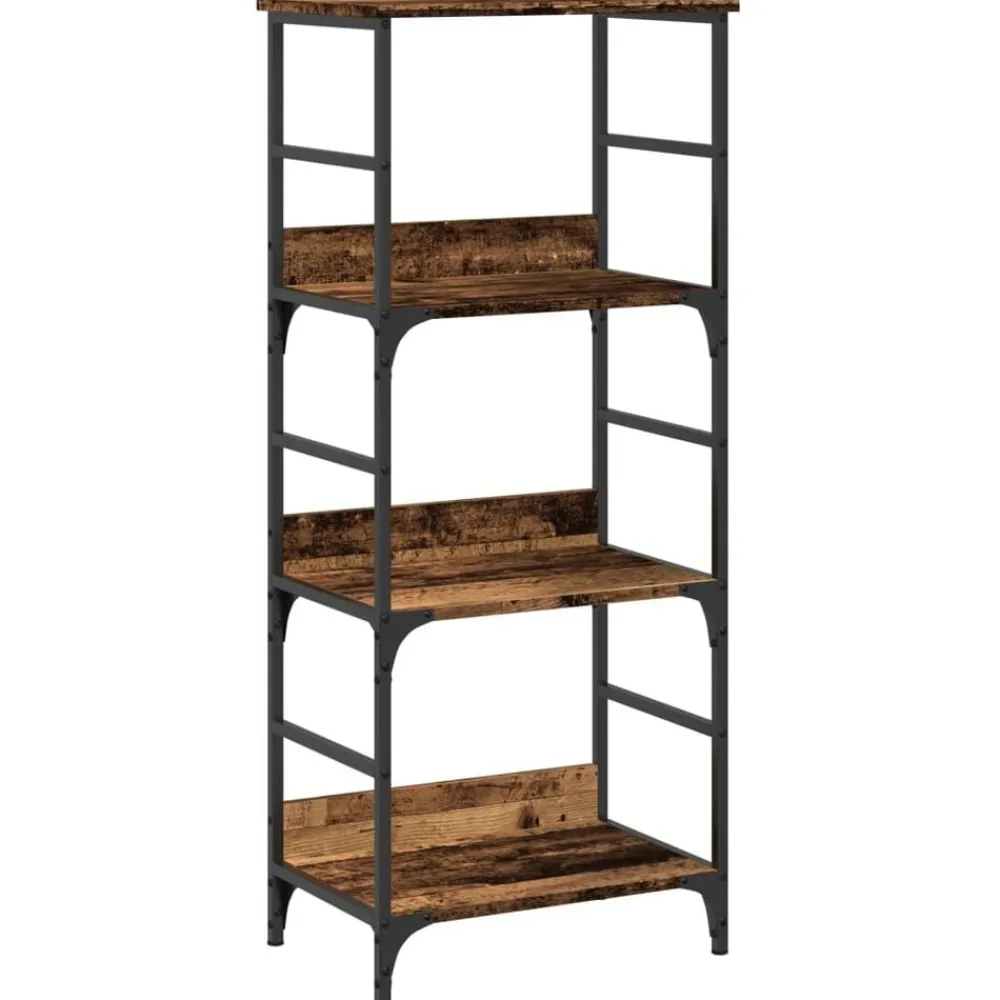 Boekenkast 50x33x117,5 cm bewerkt hout kleurig>vidaXL Clearance