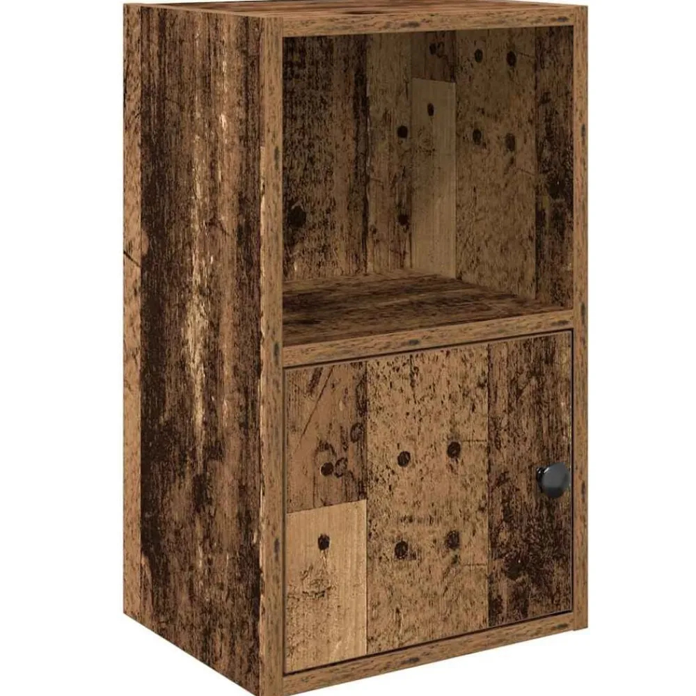 Boekenkast 31x24x52 cm bewerkt hout kleurig>vidaXL Outlet