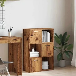 Boekenkast 60,5x30x90 cm bewerkt hout kleurig><noscript><img width=