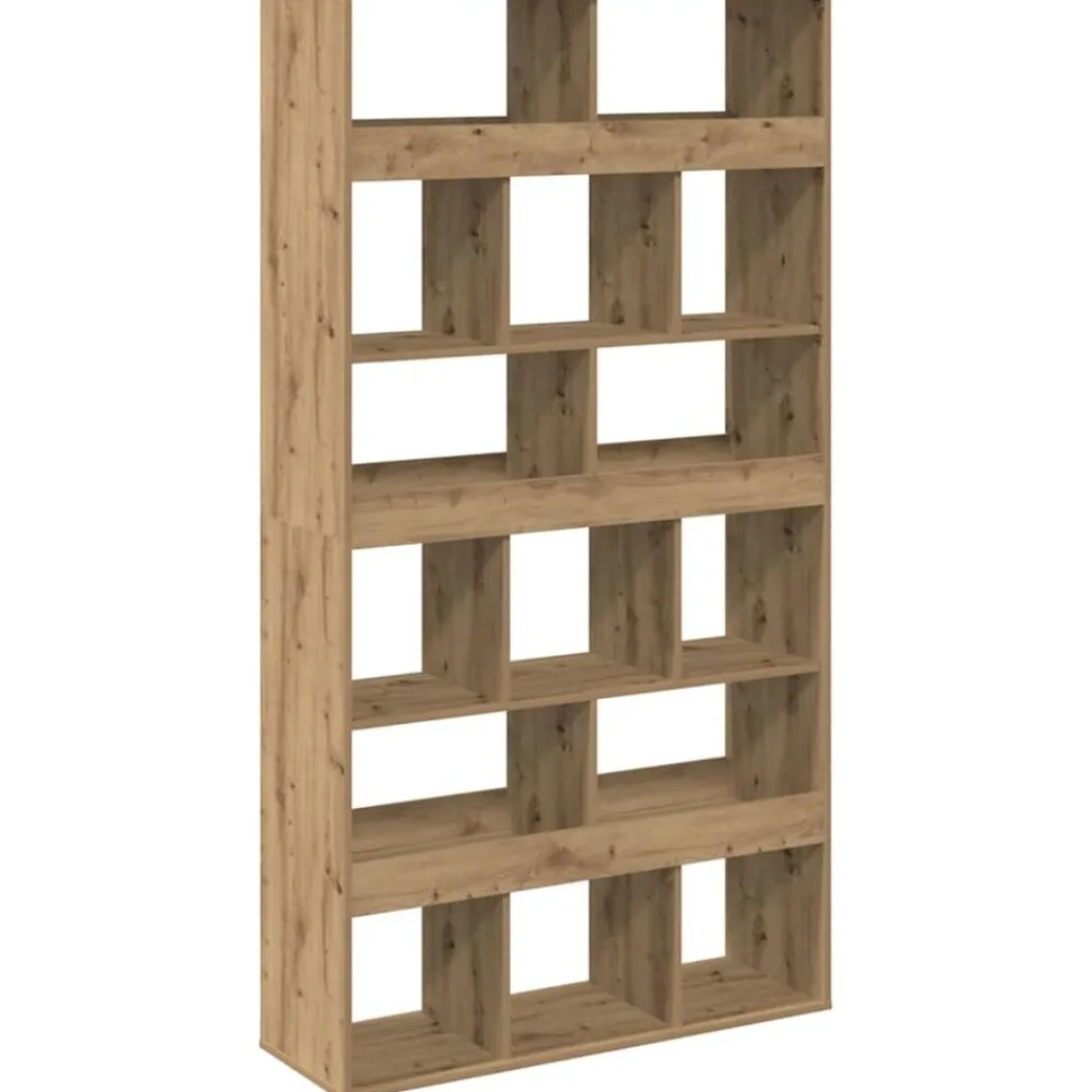 Boekenkasten & Wandplanken*vidaXL Boekenkast 100x33x187,5 cm bewerkt hout artisanaal eikenkleurig