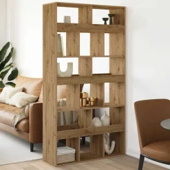 Boekenkasten & Wandplanken*vidaXL Boekenkast 100x33x187,5 cm bewerkt hout artisanaal eikenkleurig