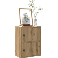 Boekenkasten & Wandplanken*vidaXL Boekenkast 40x24x52 cm bewerkt hout artisanaal eikenkleurig