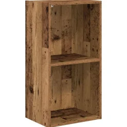Boekenkasten & Wandplanken*vidaXL Boekenkast 40x30x77 cm bewerkt hout kleurig Oud hout
