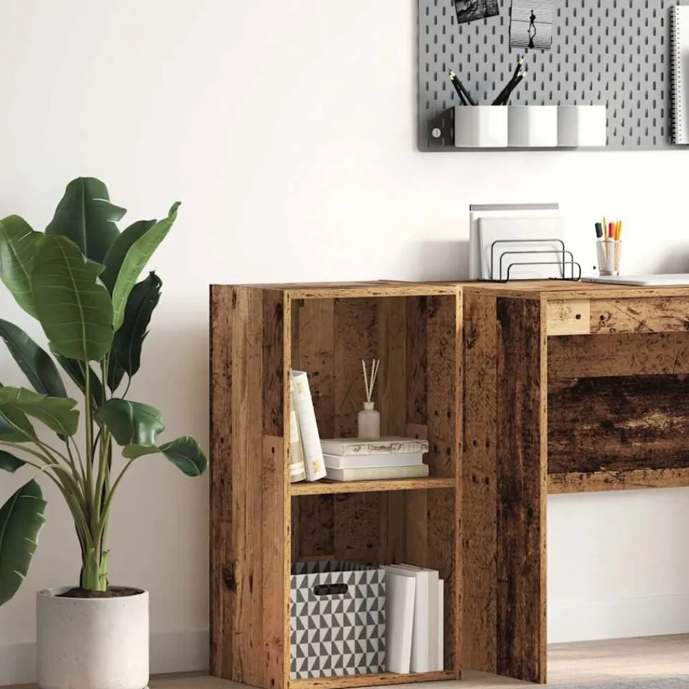 Boekenkasten & Wandplanken*vidaXL Boekenkast 40x30x77 cm bewerkt hout kleurig Oud hout