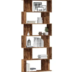 Boekenkasten & Wandplanken*vidaXL Boekenkast 80x24x192 cm bewerkt hout kleurig Oud hout