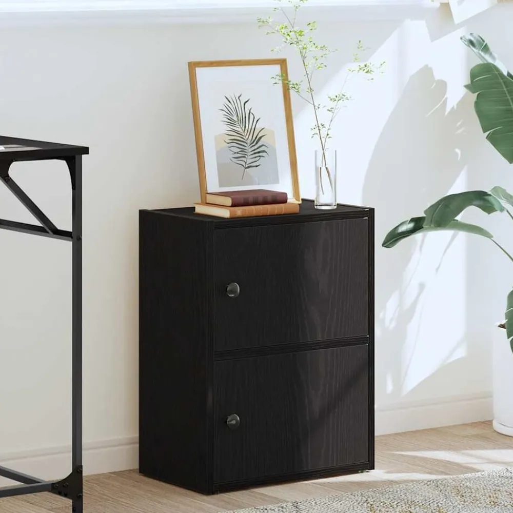Boekenkast 40x24x52 cm bewerkt hout eikenkleurig>vidaXL Outlet