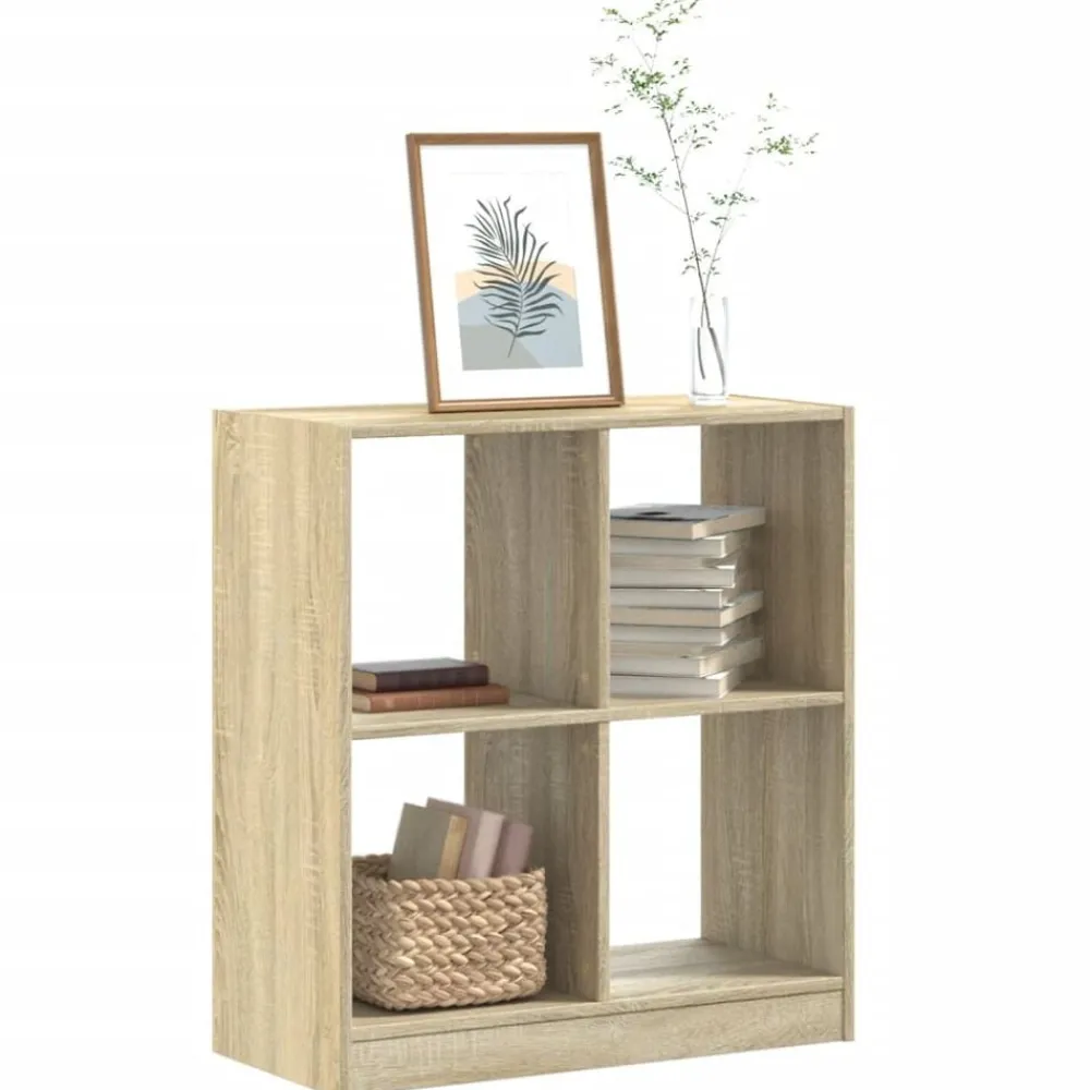 Boekenkast 68,5x32x75 cm bewerkt hout kleurig>vidaXL Hot