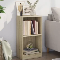 Boekenkast 40x24x75 cm bewerkt hout kleurig>vidaXL Hot
