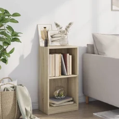 Boekenkast 40x24x75 cm bewerkt hout kleurig><noscript><img width=