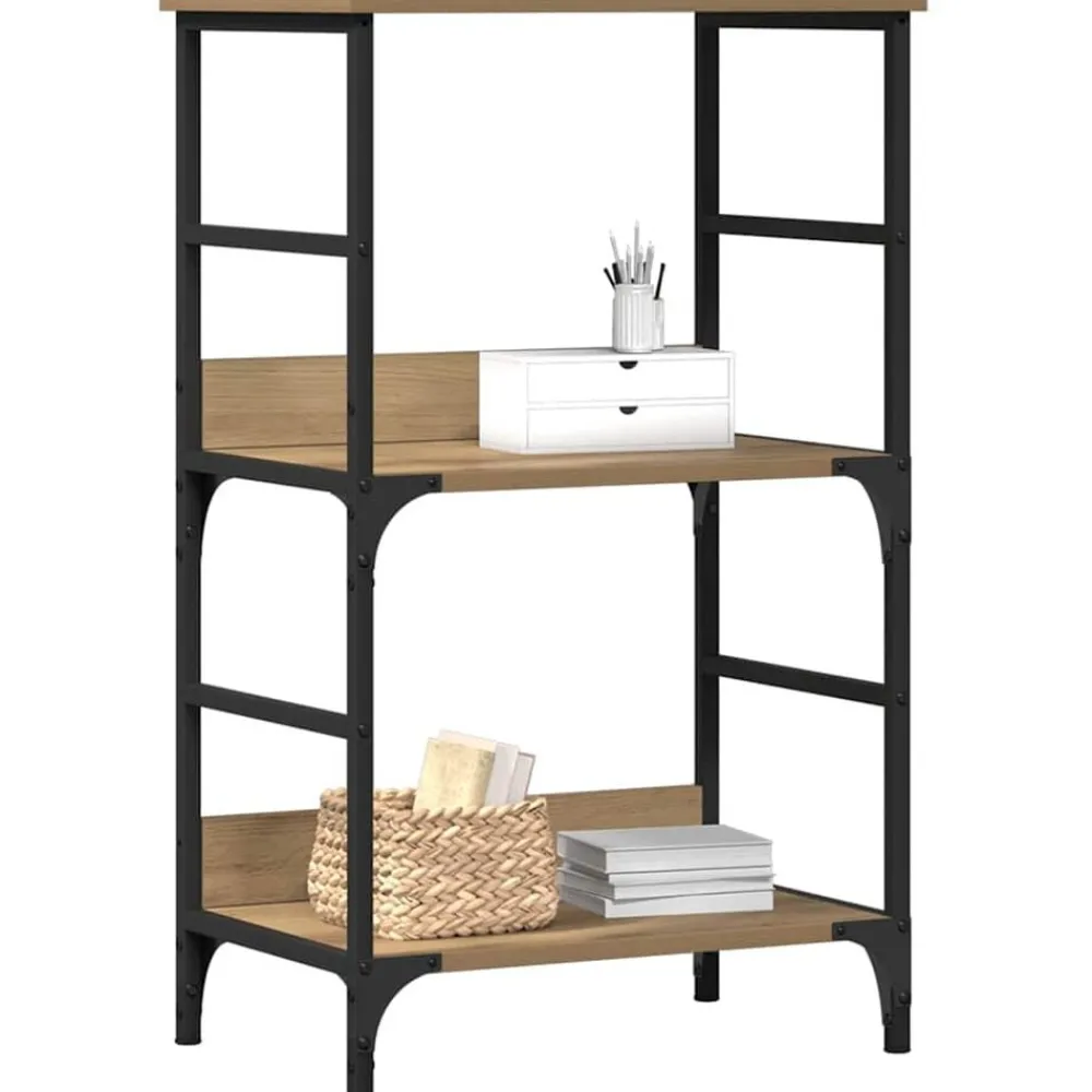 Boekenkast 50x33x82 cm bewerkt hout>vidaXL Outlet