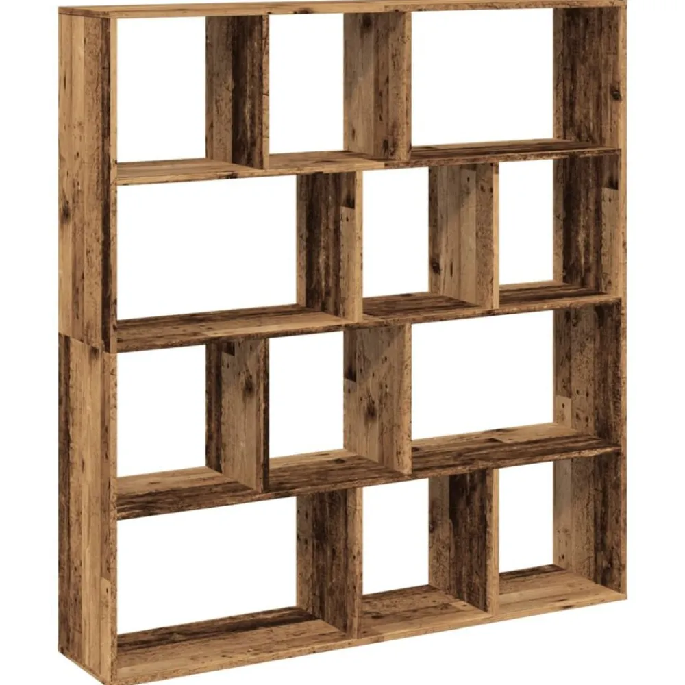 Boekenkast 132x29x141,5 cm bewerkt hout kleurig>vidaXL