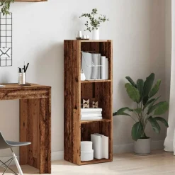 Boekenkasten & Wandplanken*vidaXL Boekenkast 36x30x114 cm bewerkt hout kleurig Oud hout