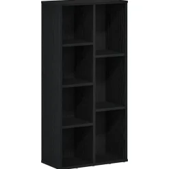 Boekenkasten & Wandplanken*vidaXL Boekenkast 50x25x104 cm bewerkt hout kleurig Zwart eiken