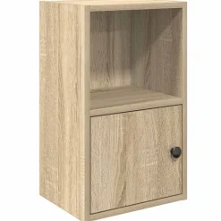 Boekenkasten & Wandplanken*vidaXL Boekenkast 31x24x52 cm bewerkt hout kleurig Sonoma eiken