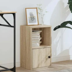 Boekenkasten & Wandplanken*vidaXL Boekenkast 31x24x52 cm bewerkt hout kleurig Sonoma eiken