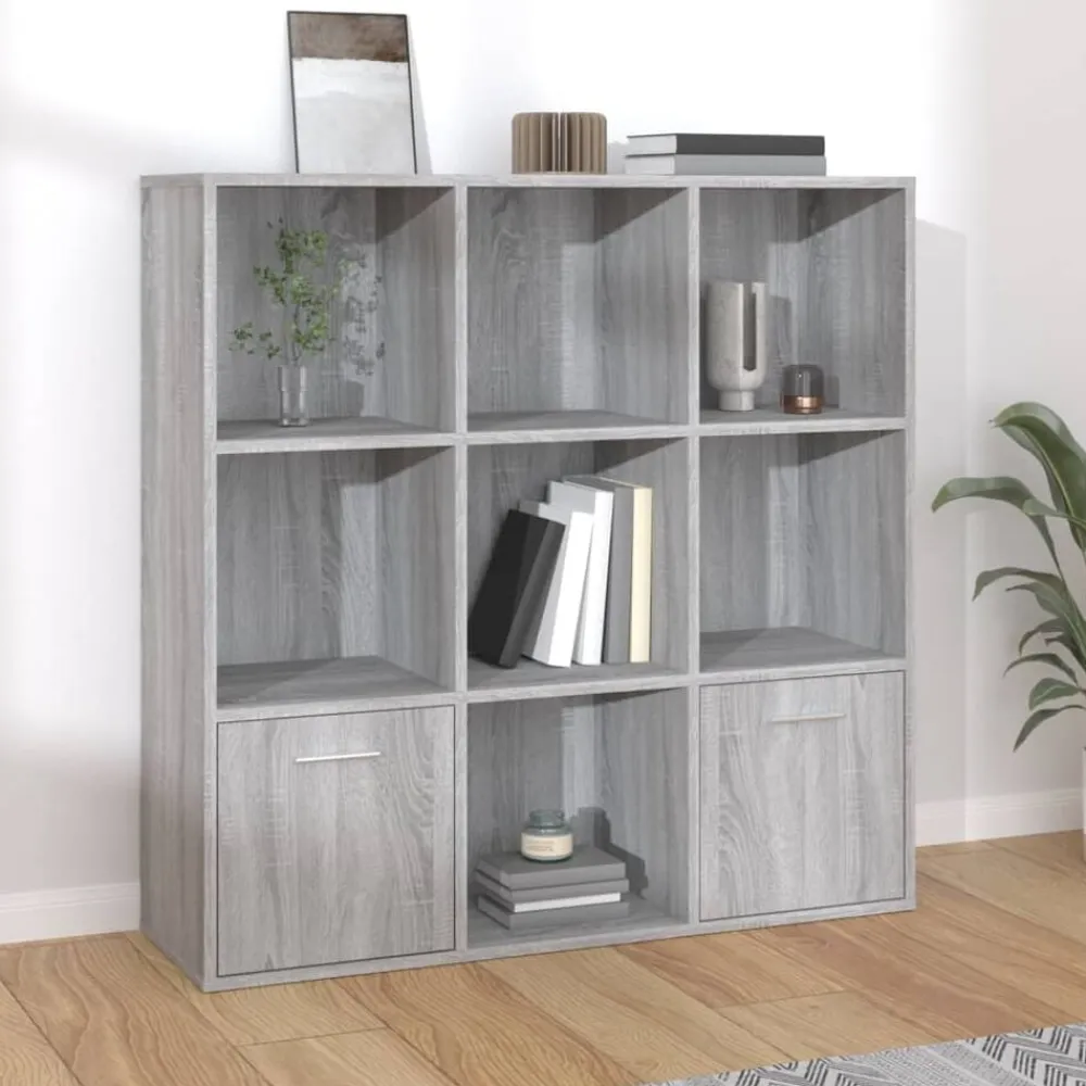 Boekenkast 98x30x98 cm eikenkleurig>vidaXL