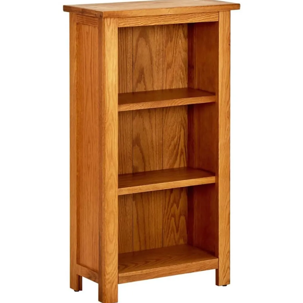 Boekenkasten & Wandplanken*vidaXL Boekenkast 45x22,5x82 cm massief eikenhout