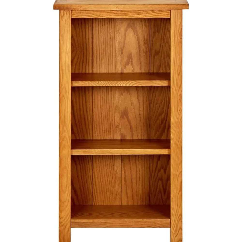 Boekenkasten & Wandplanken*vidaXL Boekenkast 45x22,5x82 cm massief eikenhout