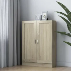 Boekenkasten & Wandplanken*vidaXL Boekenkast 82,5x30,5x115 cm spaanplaat kleurig Sonoma eiken