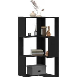Boekenkasten & Wandplanken*vidaXL Boekenkast 50 x 50 x 102 cm Zwart eiken