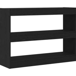 Boekenkasten & Wandplanken*vidaXL Boekenkast 100 x 30 x 72 cm Bewerkt hout Zwart eiken