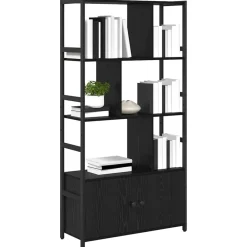 Boekenkast 80 x 30 x 155,5 cm Bewerkt hout><noscript><img width=
